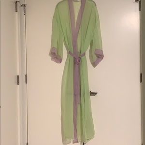 Victoria Secret Sheer Silk Robe